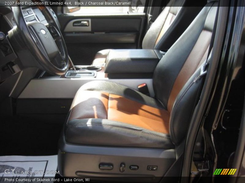 Black / Charcoal Black/Caramel 2007 Ford Expedition EL Limited 4x4