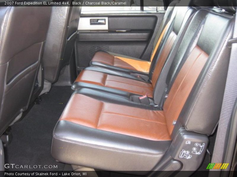 Black / Charcoal Black/Caramel 2007 Ford Expedition EL Limited 4x4