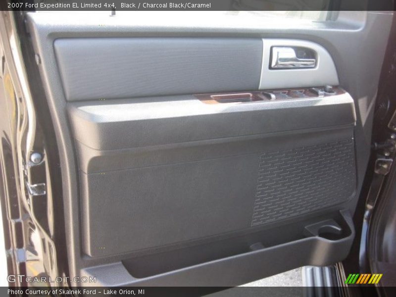 Black / Charcoal Black/Caramel 2007 Ford Expedition EL Limited 4x4