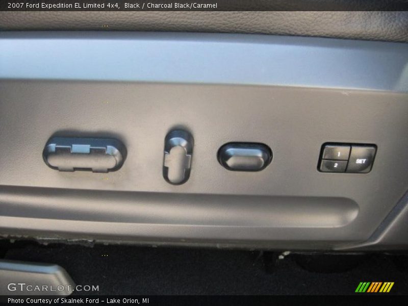 Black / Charcoal Black/Caramel 2007 Ford Expedition EL Limited 4x4