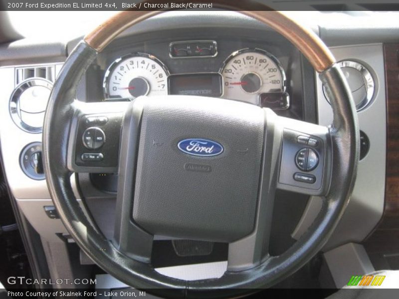 Black / Charcoal Black/Caramel 2007 Ford Expedition EL Limited 4x4