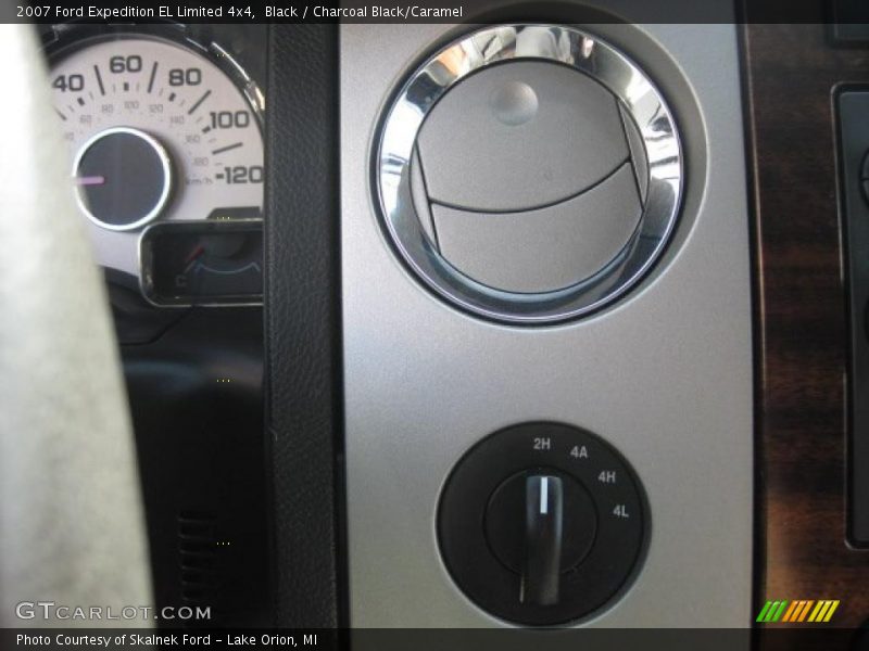 Black / Charcoal Black/Caramel 2007 Ford Expedition EL Limited 4x4