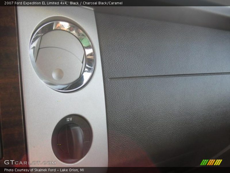 Black / Charcoal Black/Caramel 2007 Ford Expedition EL Limited 4x4