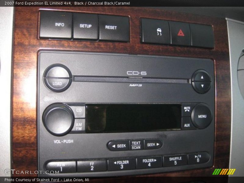Black / Charcoal Black/Caramel 2007 Ford Expedition EL Limited 4x4