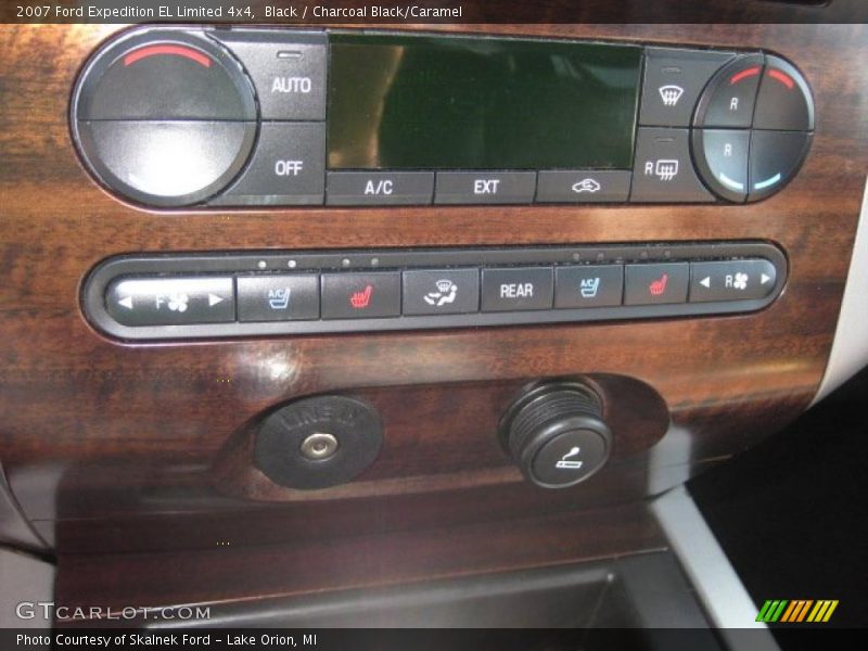 Black / Charcoal Black/Caramel 2007 Ford Expedition EL Limited 4x4