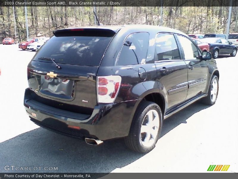 Black Granite Metallic / Ebony 2009 Chevrolet Equinox Sport AWD