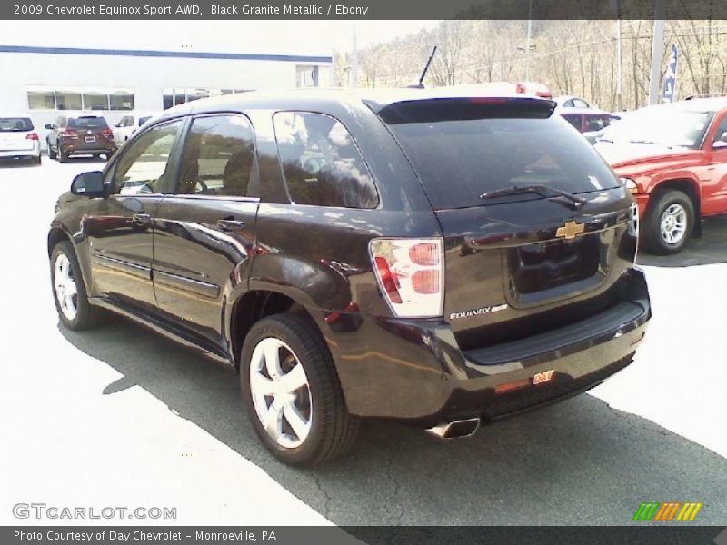 Black Granite Metallic / Ebony 2009 Chevrolet Equinox Sport AWD