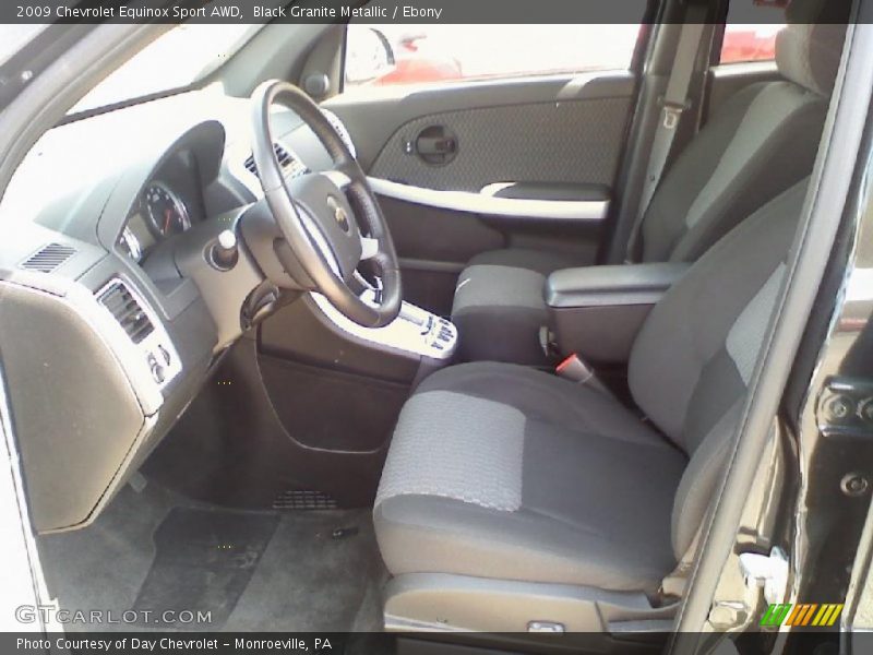 Black Granite Metallic / Ebony 2009 Chevrolet Equinox Sport AWD