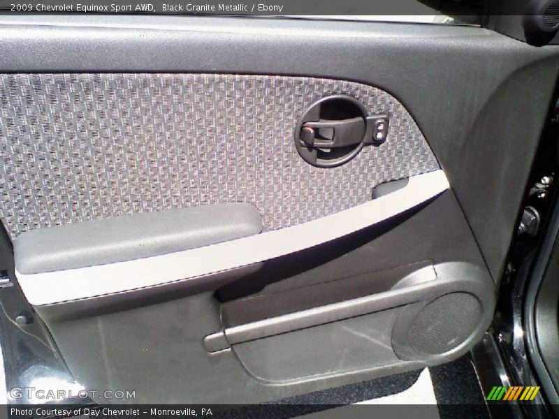 Black Granite Metallic / Ebony 2009 Chevrolet Equinox Sport AWD