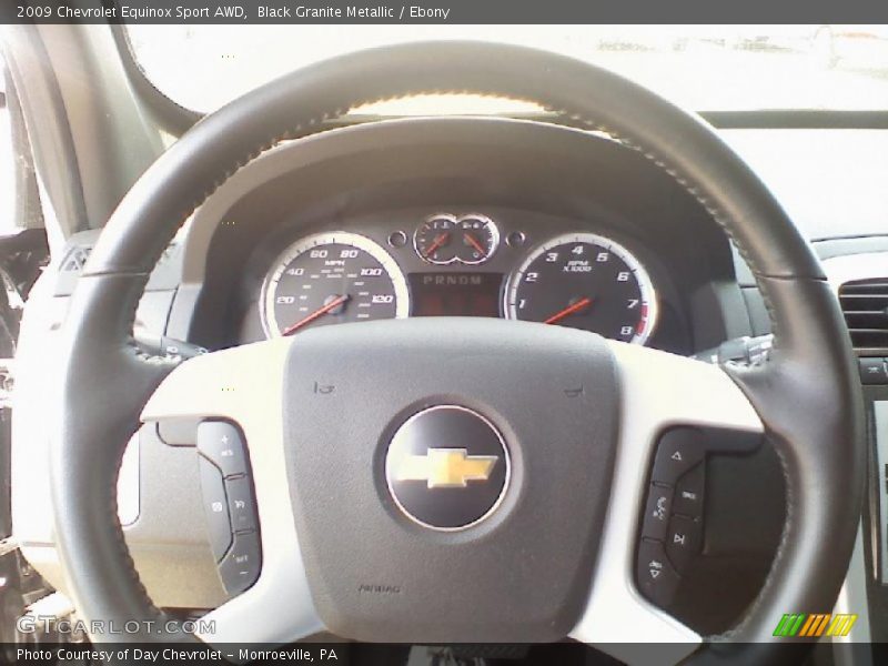 Black Granite Metallic / Ebony 2009 Chevrolet Equinox Sport AWD