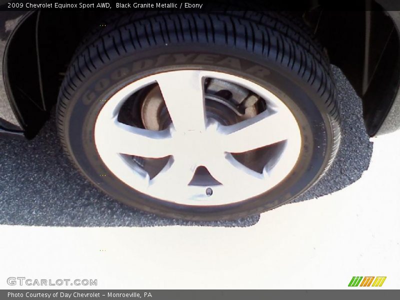 Black Granite Metallic / Ebony 2009 Chevrolet Equinox Sport AWD