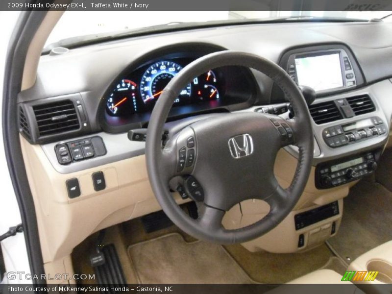 Taffeta White / Ivory 2009 Honda Odyssey EX-L
