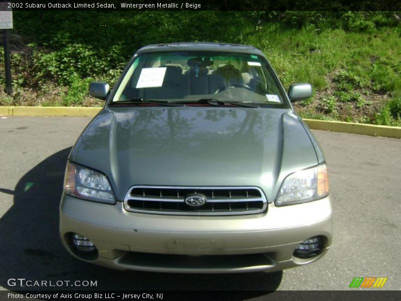 Wintergreen Metallic / Beige 2002 Subaru Outback Limited Sedan