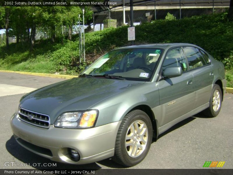 Wintergreen Metallic / Beige 2002 Subaru Outback Limited Sedan
