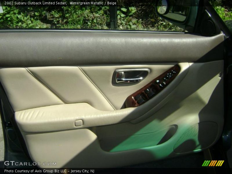 Wintergreen Metallic / Beige 2002 Subaru Outback Limited Sedan