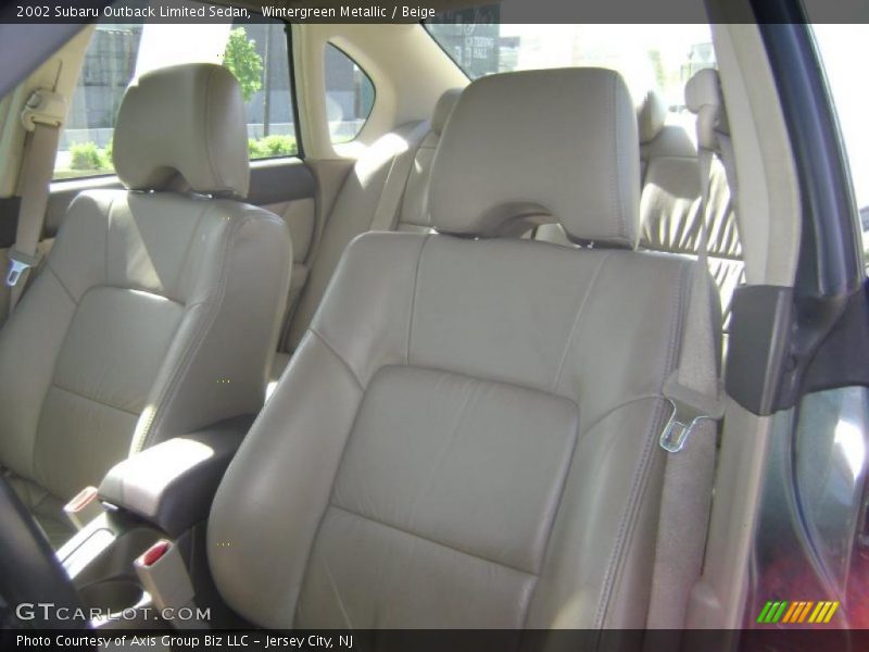 Wintergreen Metallic / Beige 2002 Subaru Outback Limited Sedan