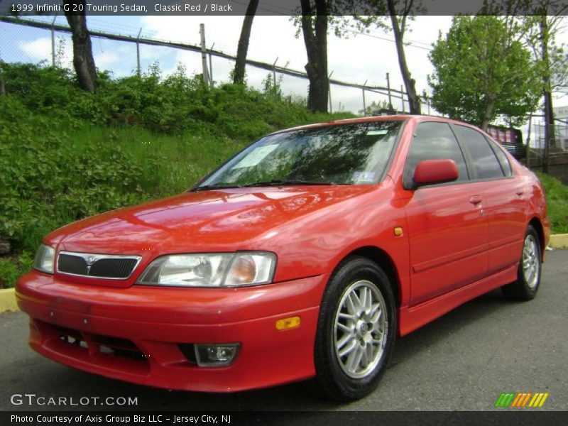 Classic Red / Black 1999 Infiniti G 20 Touring Sedan