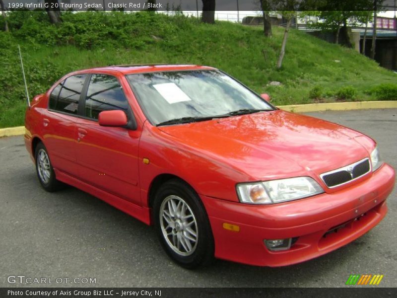 Classic Red / Black 1999 Infiniti G 20 Touring Sedan