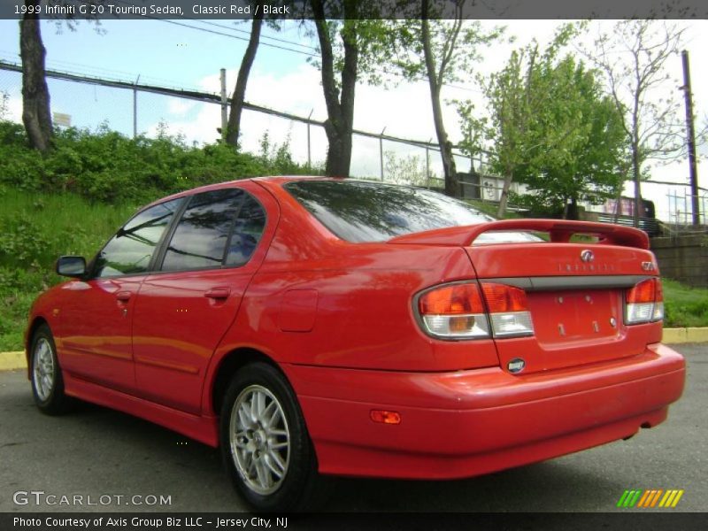 Classic Red / Black 1999 Infiniti G 20 Touring Sedan
