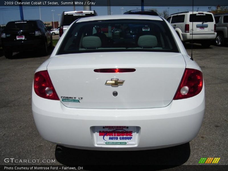 Summit White / Gray 2009 Chevrolet Cobalt LT Sedan