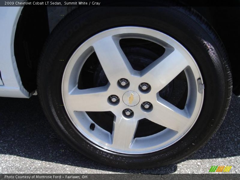 Summit White / Gray 2009 Chevrolet Cobalt LT Sedan