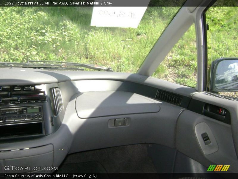Silverleaf Metallic / Gray 1992 Toyota Previa LE All Trac AWD