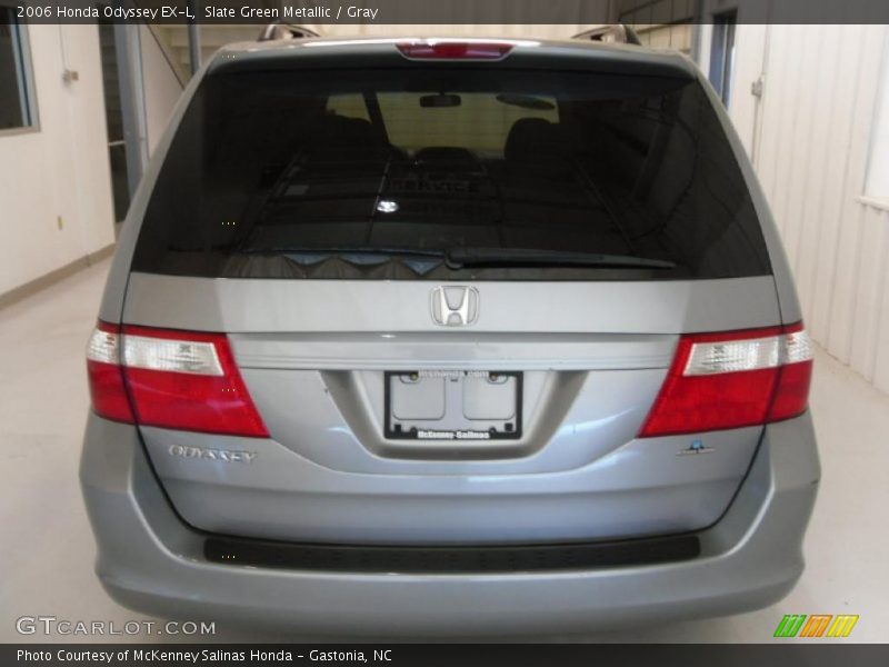 Slate Green Metallic / Gray 2006 Honda Odyssey EX-L