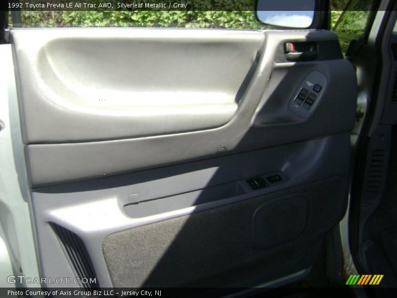 Silverleaf Metallic / Gray 1992 Toyota Previa LE All Trac AWD