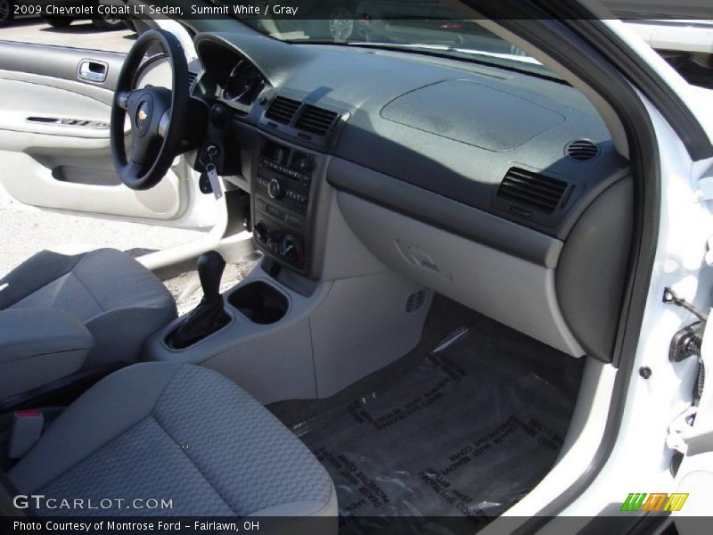 Summit White / Gray 2009 Chevrolet Cobalt LT Sedan