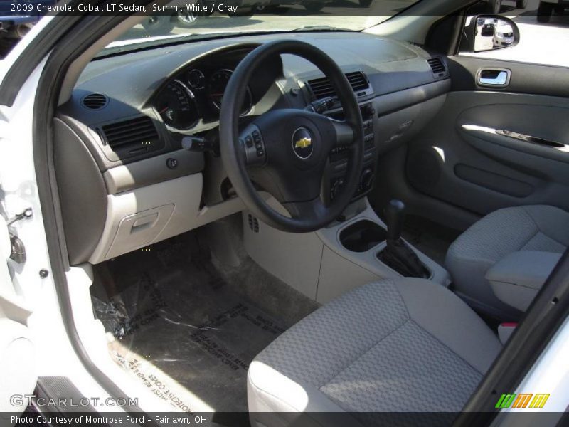 Summit White / Gray 2009 Chevrolet Cobalt LT Sedan