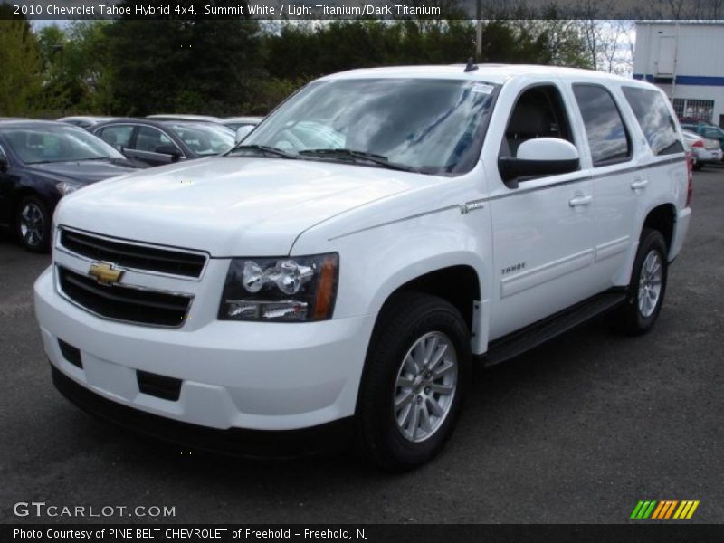 Summit White / Light Titanium/Dark Titanium 2010 Chevrolet Tahoe Hybrid 4x4