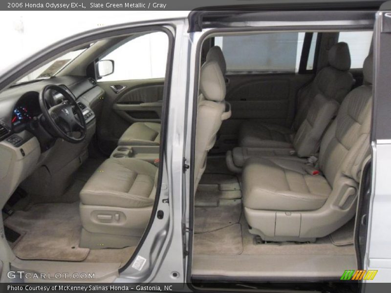 Slate Green Metallic / Gray 2006 Honda Odyssey EX-L