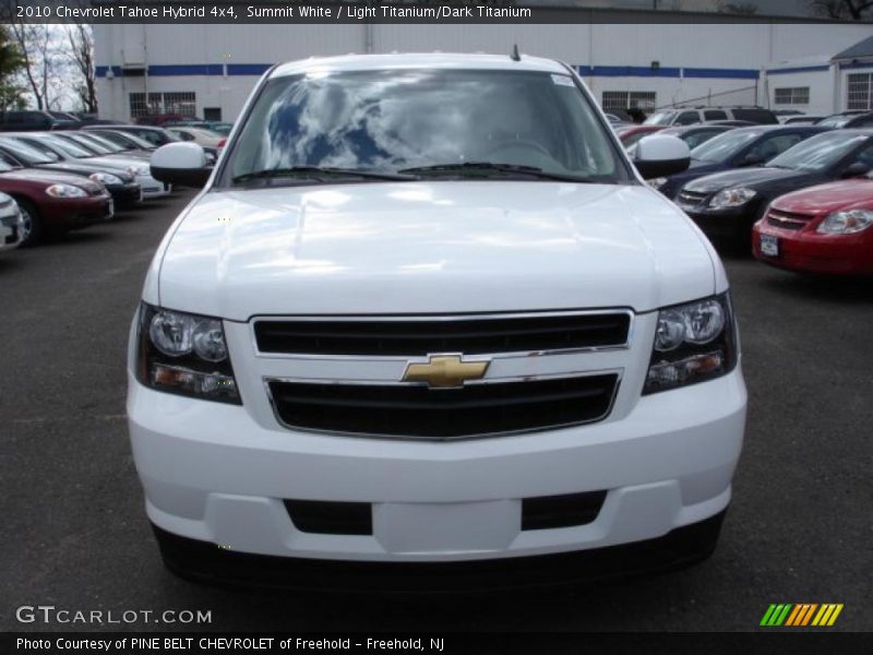 Summit White / Light Titanium/Dark Titanium 2010 Chevrolet Tahoe Hybrid 4x4
