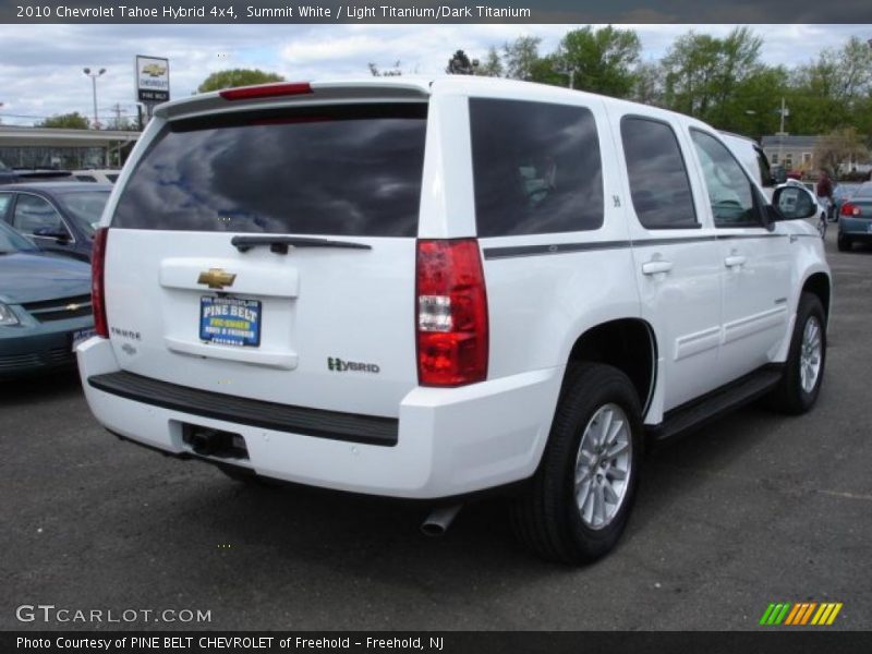 Summit White / Light Titanium/Dark Titanium 2010 Chevrolet Tahoe Hybrid 4x4