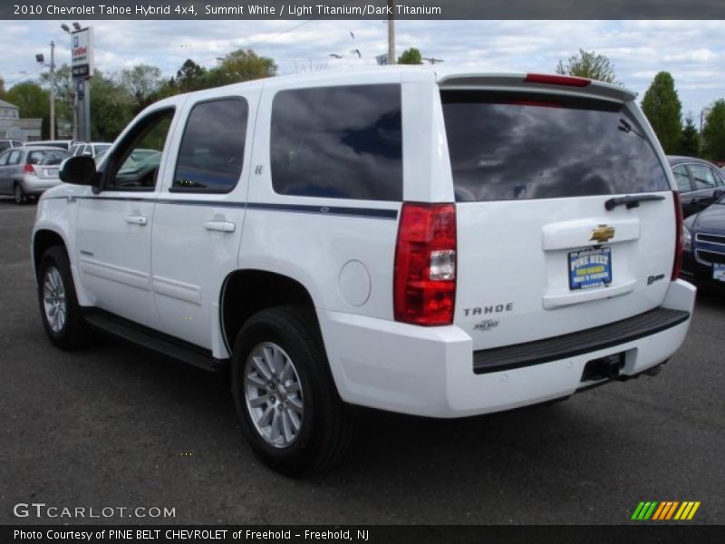 Summit White / Light Titanium/Dark Titanium 2010 Chevrolet Tahoe Hybrid 4x4