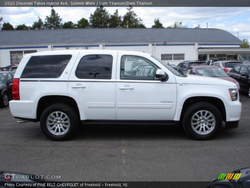 Summit White / Light Titanium/Dark Titanium 2010 Chevrolet Tahoe Hybrid 4x4