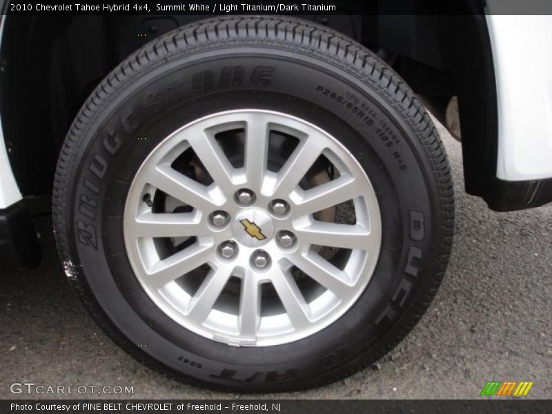Summit White / Light Titanium/Dark Titanium 2010 Chevrolet Tahoe Hybrid 4x4
