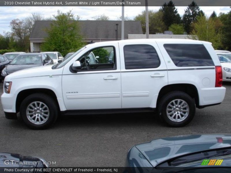 Summit White / Light Titanium/Dark Titanium 2010 Chevrolet Tahoe Hybrid 4x4
