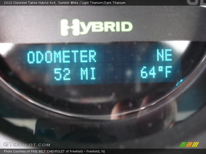 Summit White / Light Titanium/Dark Titanium 2010 Chevrolet Tahoe Hybrid 4x4
