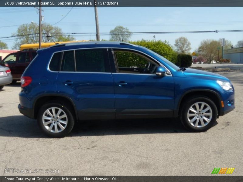 Sapphire Blue Metallic / Sandstone 2009 Volkswagen Tiguan SE