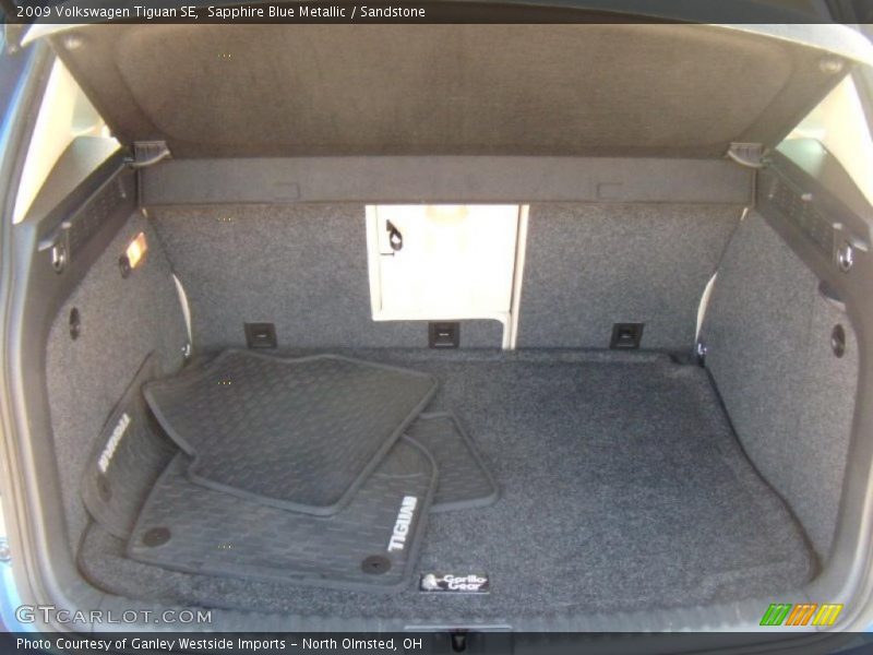 Sapphire Blue Metallic / Sandstone 2009 Volkswagen Tiguan SE
