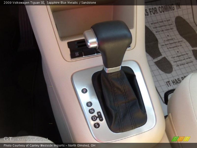 Sapphire Blue Metallic / Sandstone 2009 Volkswagen Tiguan SE
