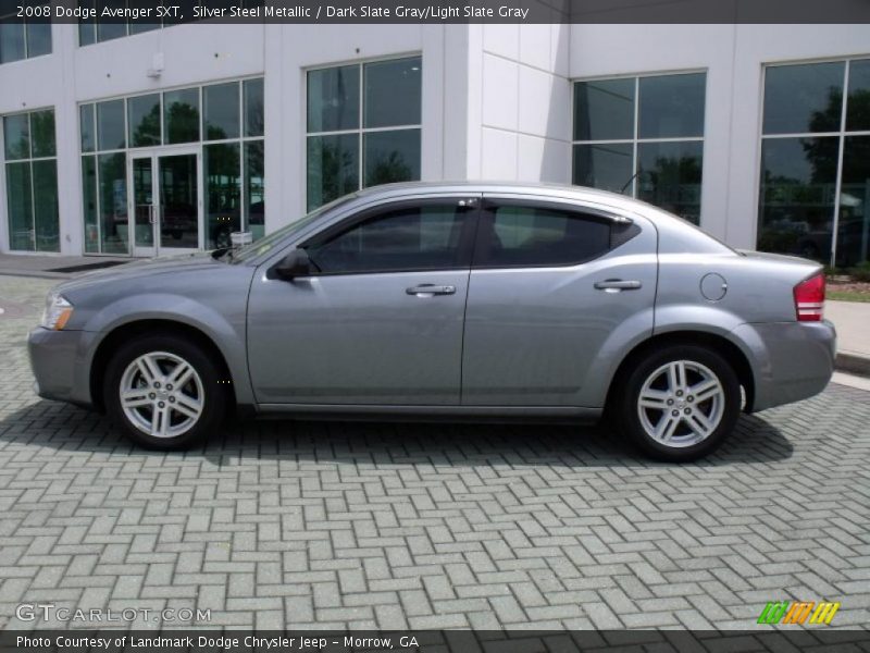 Silver Steel Metallic / Dark Slate Gray/Light Slate Gray 2008 Dodge Avenger SXT