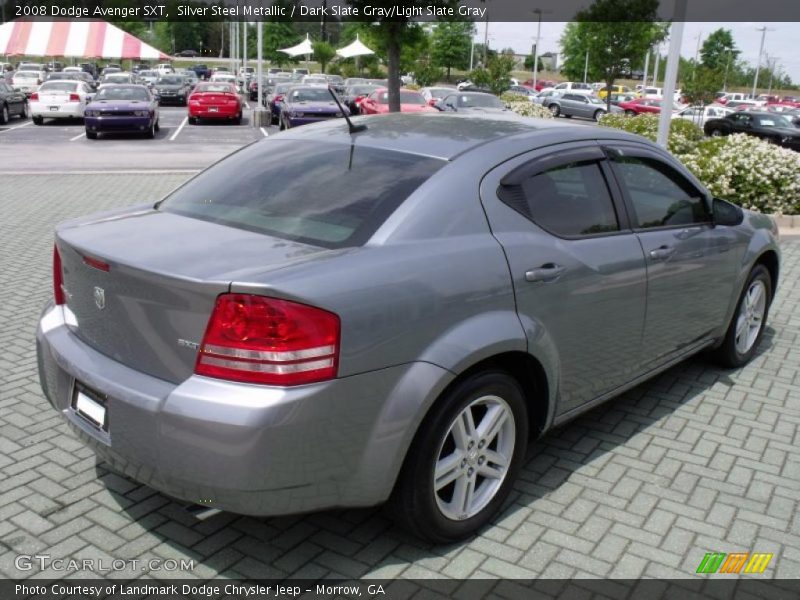 Silver Steel Metallic / Dark Slate Gray/Light Slate Gray 2008 Dodge Avenger SXT