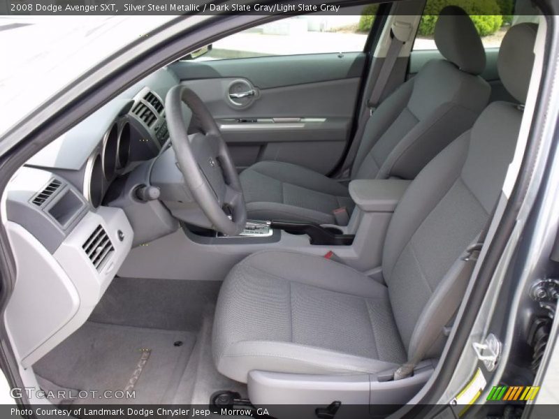 Silver Steel Metallic / Dark Slate Gray/Light Slate Gray 2008 Dodge Avenger SXT