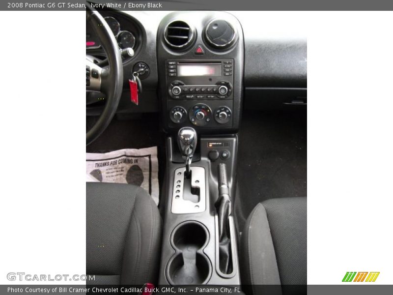 Ivory White / Ebony Black 2008 Pontiac G6 GT Sedan