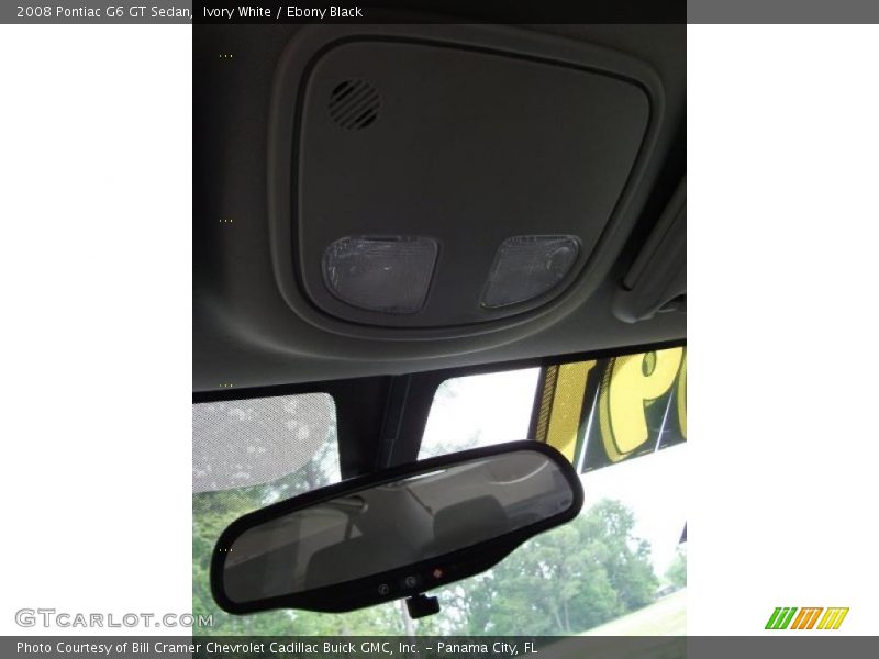 Ivory White / Ebony Black 2008 Pontiac G6 GT Sedan