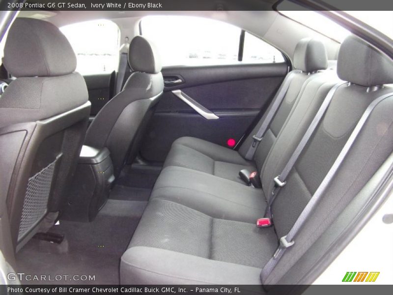 Ivory White / Ebony Black 2008 Pontiac G6 GT Sedan