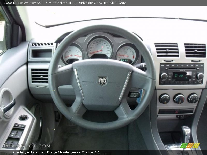 Silver Steel Metallic / Dark Slate Gray/Light Slate Gray 2008 Dodge Avenger SXT