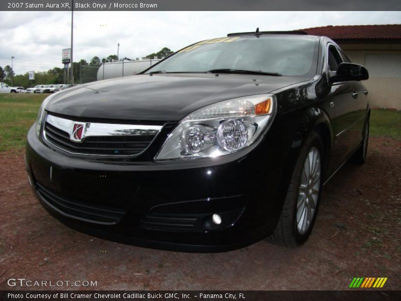 Black Onyx / Morocco Brown 2007 Saturn Aura XR